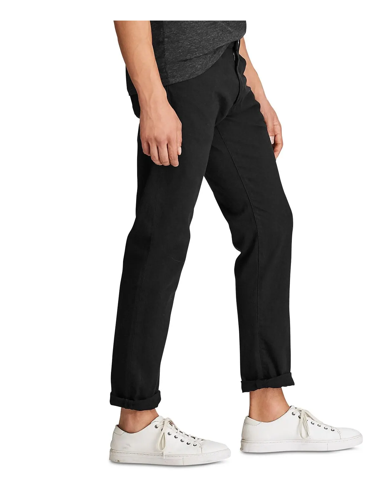 Мужские прямые джинсы hampton relaxed Polo Ralph Lauren — изображение 11 из 12, черный