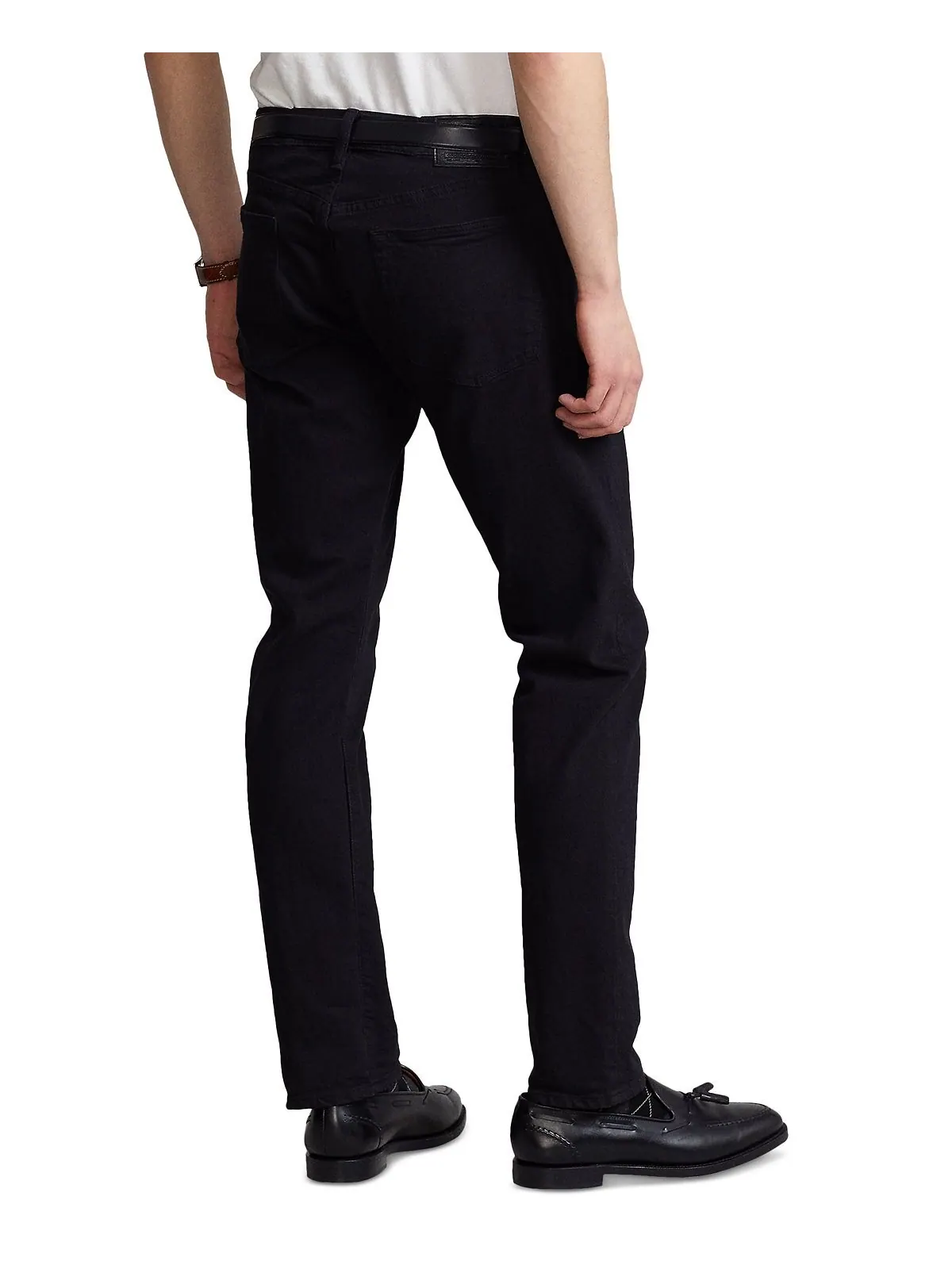 Мужские прямые джинсы hampton relaxed Polo Ralph Lauren — изображение 9 из 12, черный
