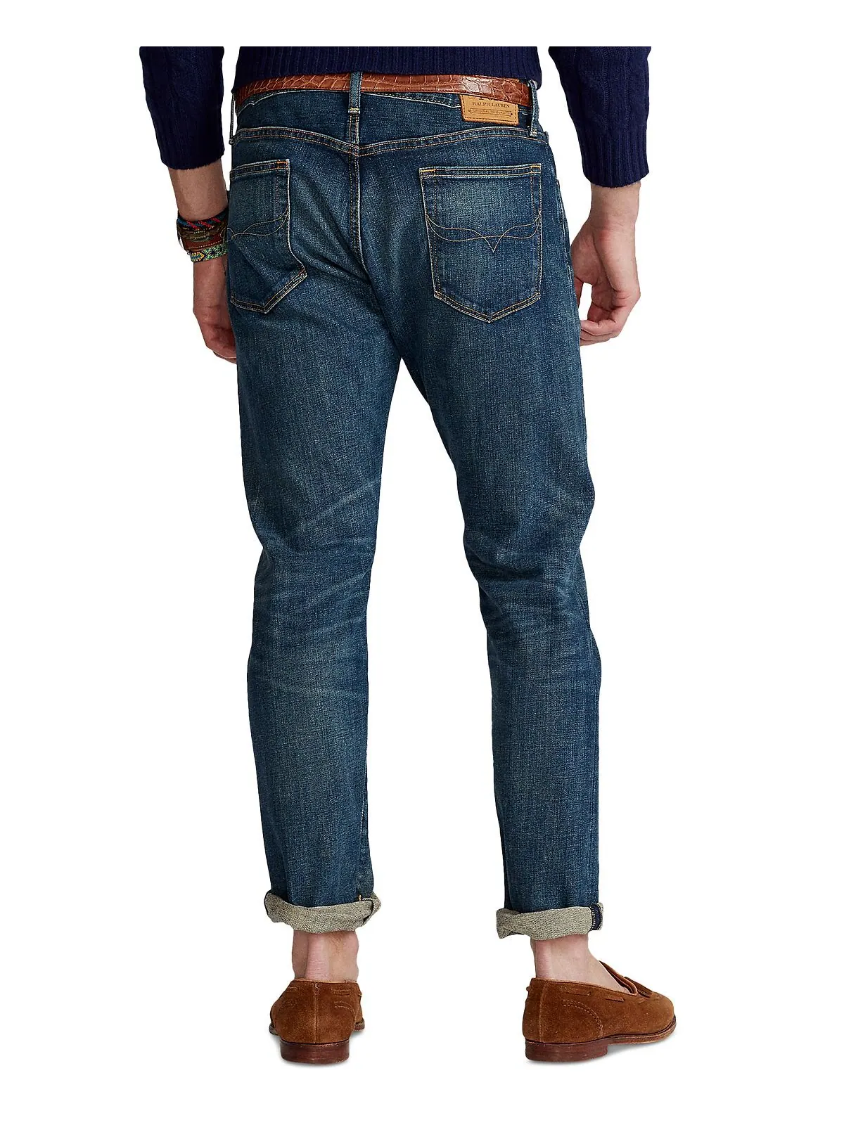 Мужские прямые джинсы hampton relaxed Polo Ralph Lauren — изображение 9 из 12, мульти