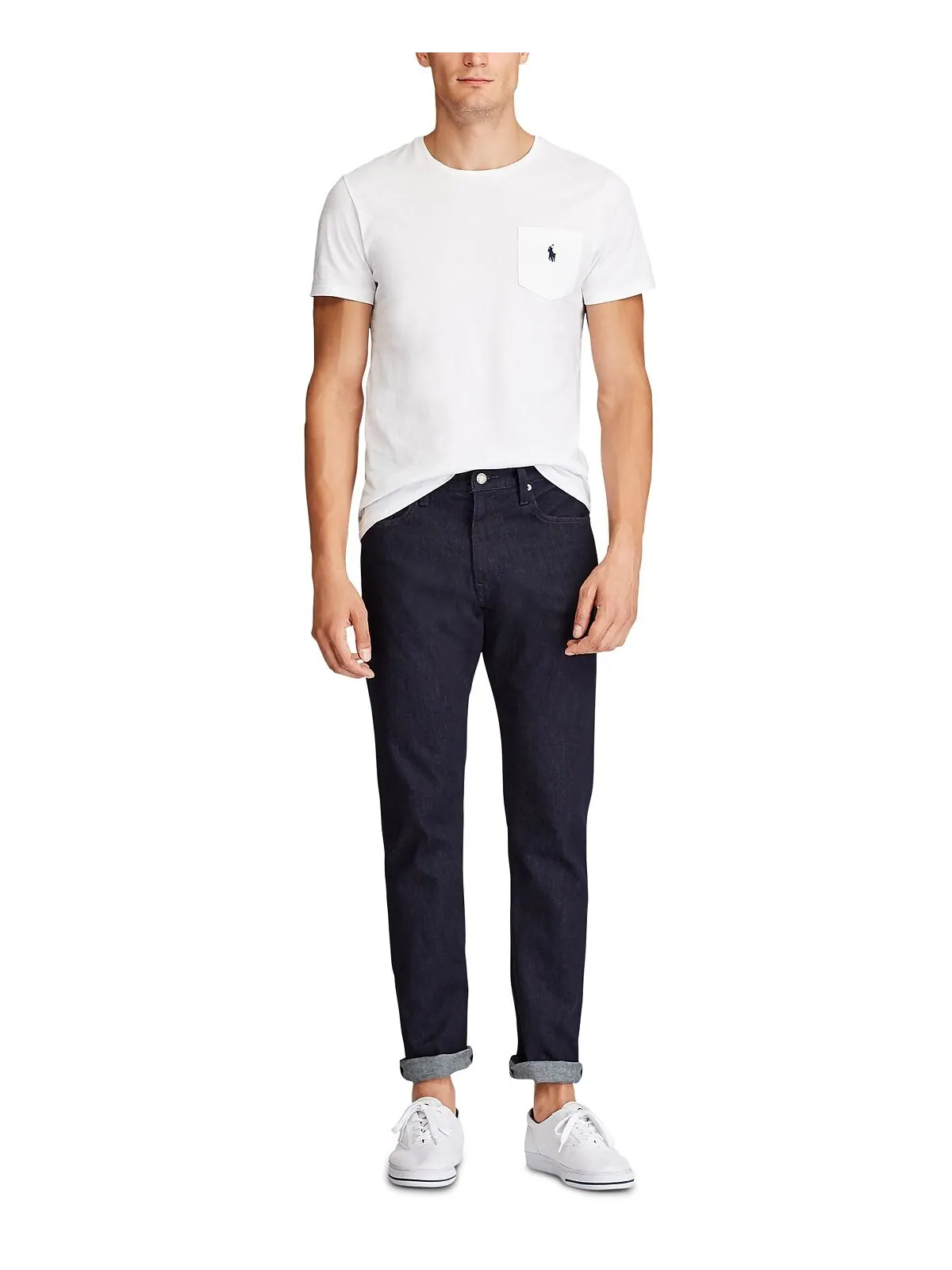 Мужские прямые джинсы hampton relaxed Polo Ralph Lauren — изображение 6 из 10, мульти
