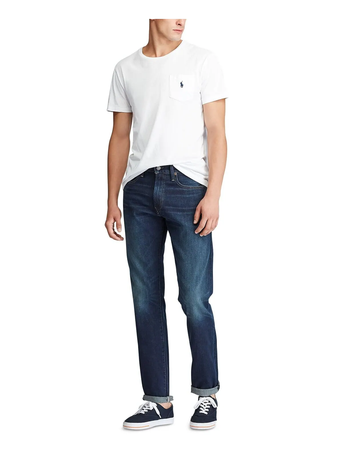 Мужские прямые джинсы hampton relaxed Polo Ralph Lauren — изображение 10 из 13, мульти