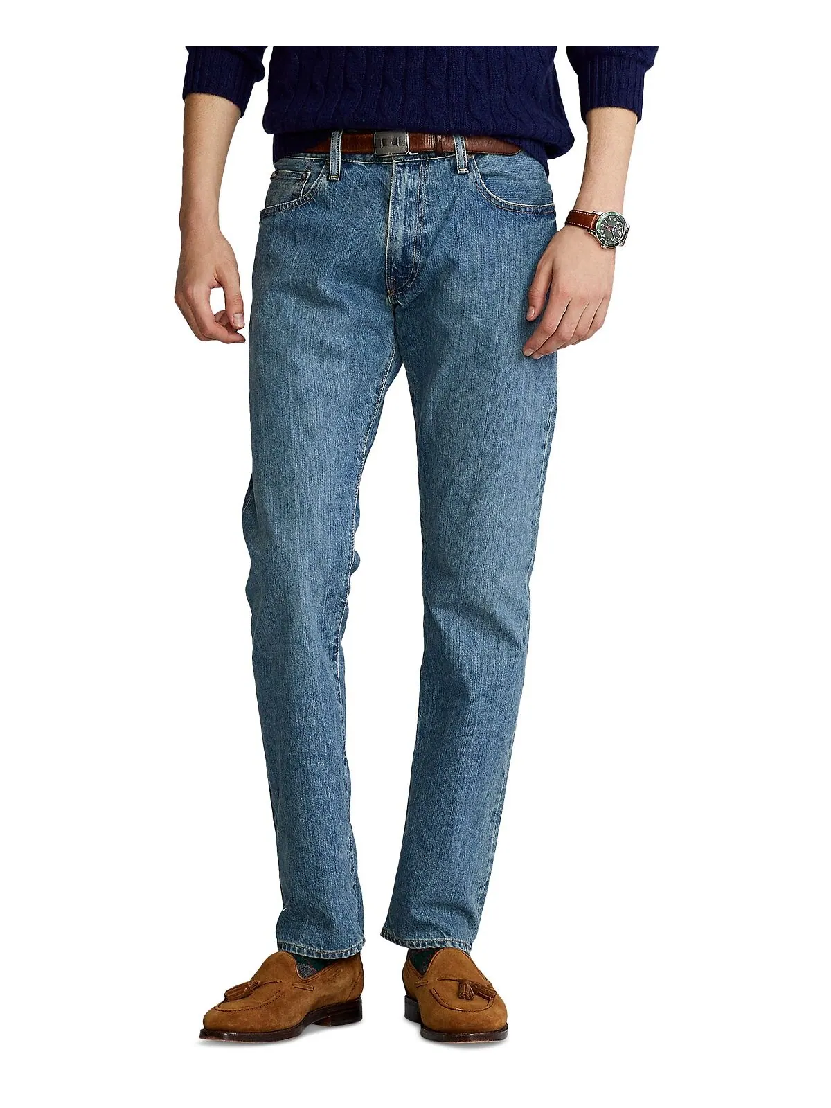 Мужские прямые джинсы hampton relaxed Polo Ralph Lauren — изображение 4 из 9