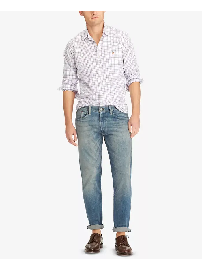 Мужские джинсы Hampton Relaxed Straight Polo Ralph Lauren — изображение 2 из 6, синий