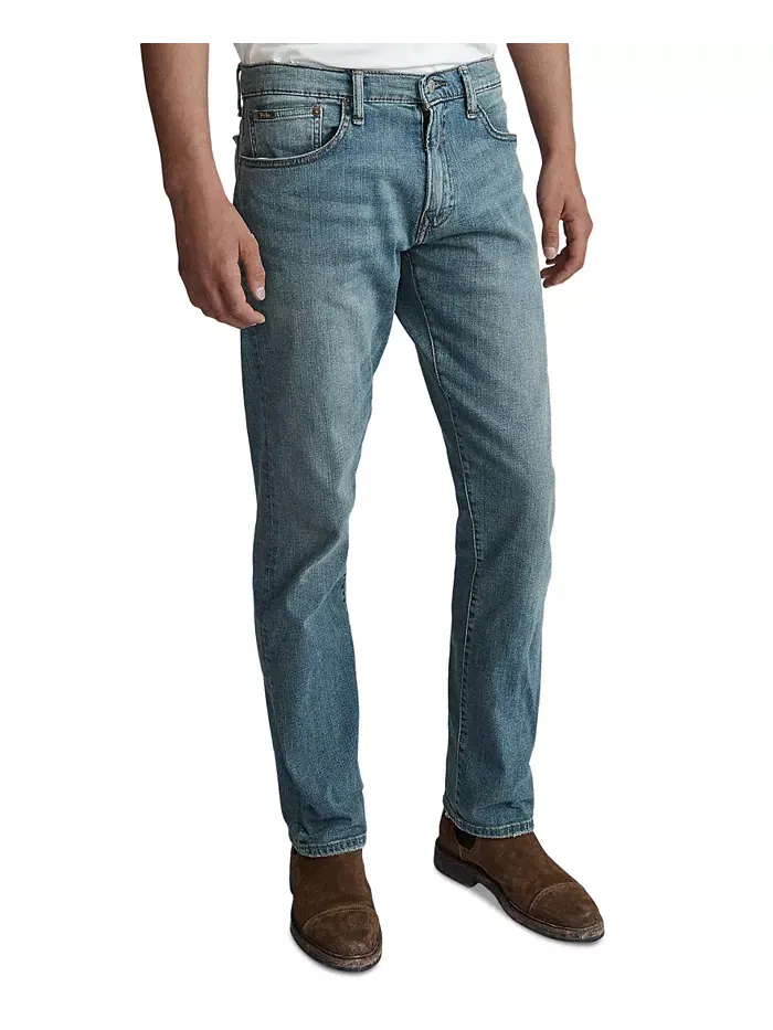 Мужские джинсы Hampton Relaxed Straight Polo Ralph Lauren — изображение 4 из 6, синий