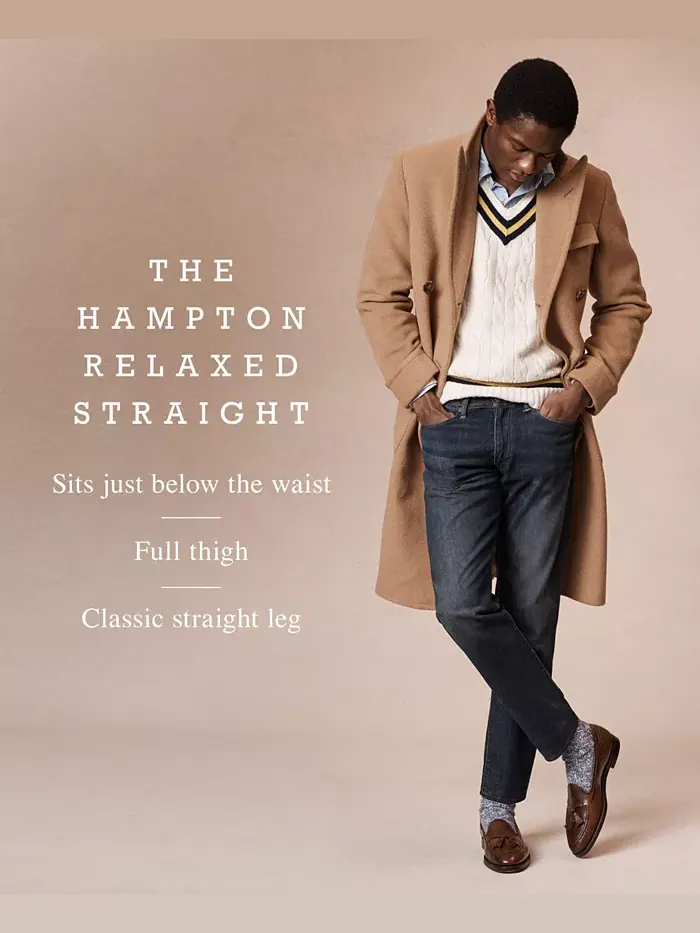 Мужские джинсы Hampton Relaxed Straight Polo Ralph Lauren — изображение 6 из 6, синий