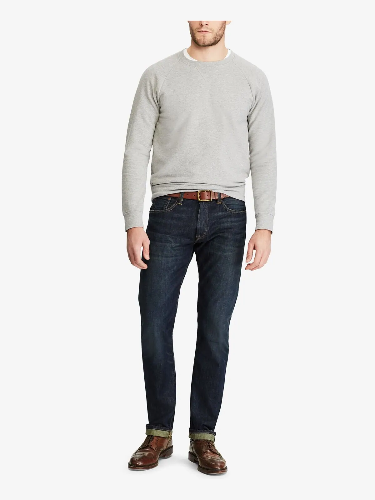 Мужские прямые джинсы hampton relaxed Polo Ralph Lauren — изображение 7 из 9, синий