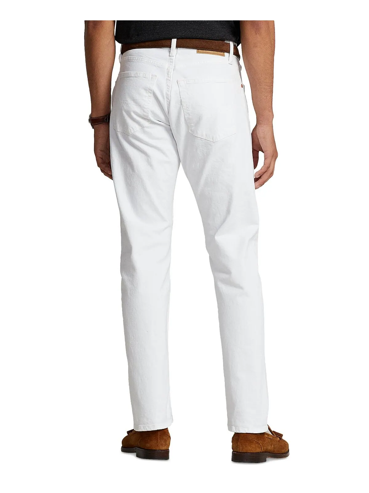 Мужские прямые джинсы hampton relaxed Polo Ralph Lauren — изображение 9 из 12, белый