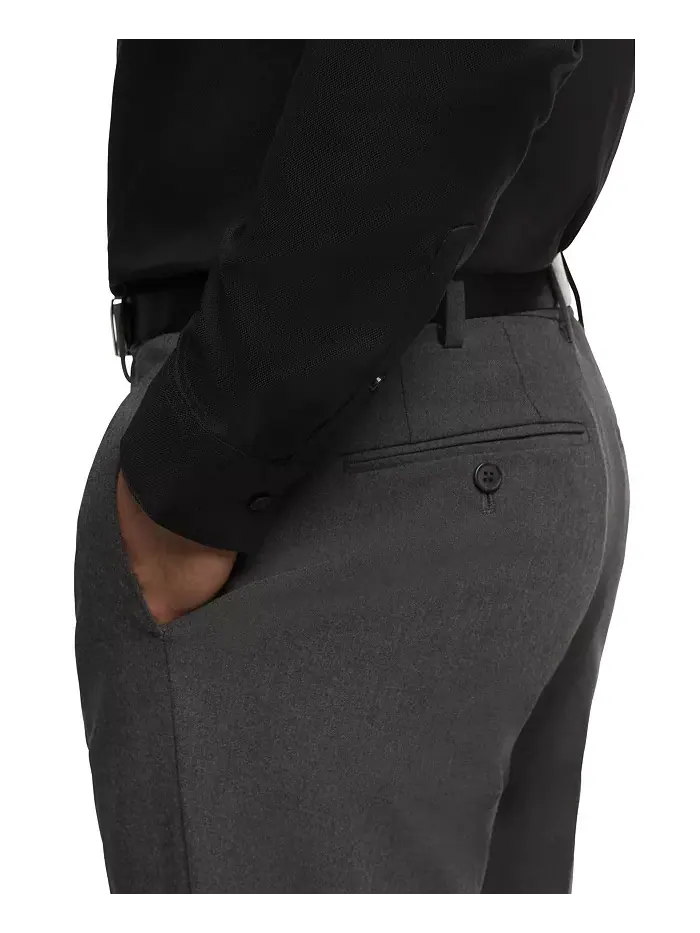 Бесконечная палитра цветов, мужская классическая рубашка Regular-Fit Calvin Klein — изображение 3 из 5, черный