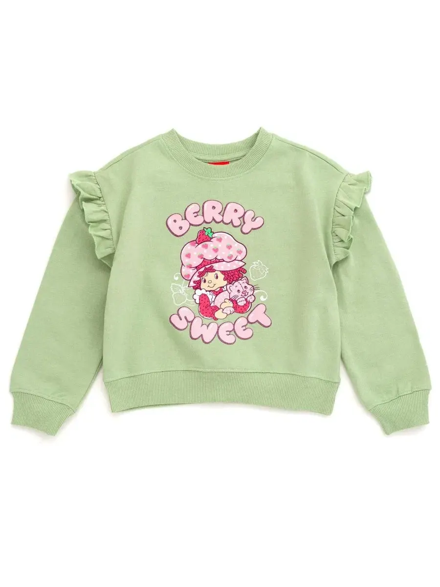 Комплект из свитшота и брюк Strawberry Shortcake — изображение 3 из 3, бледный зеленый