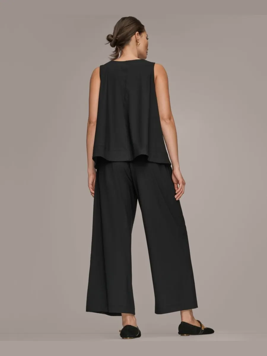 Женская блузка без застежек Donna Karan Weekend — изображение 8 из 9, черный