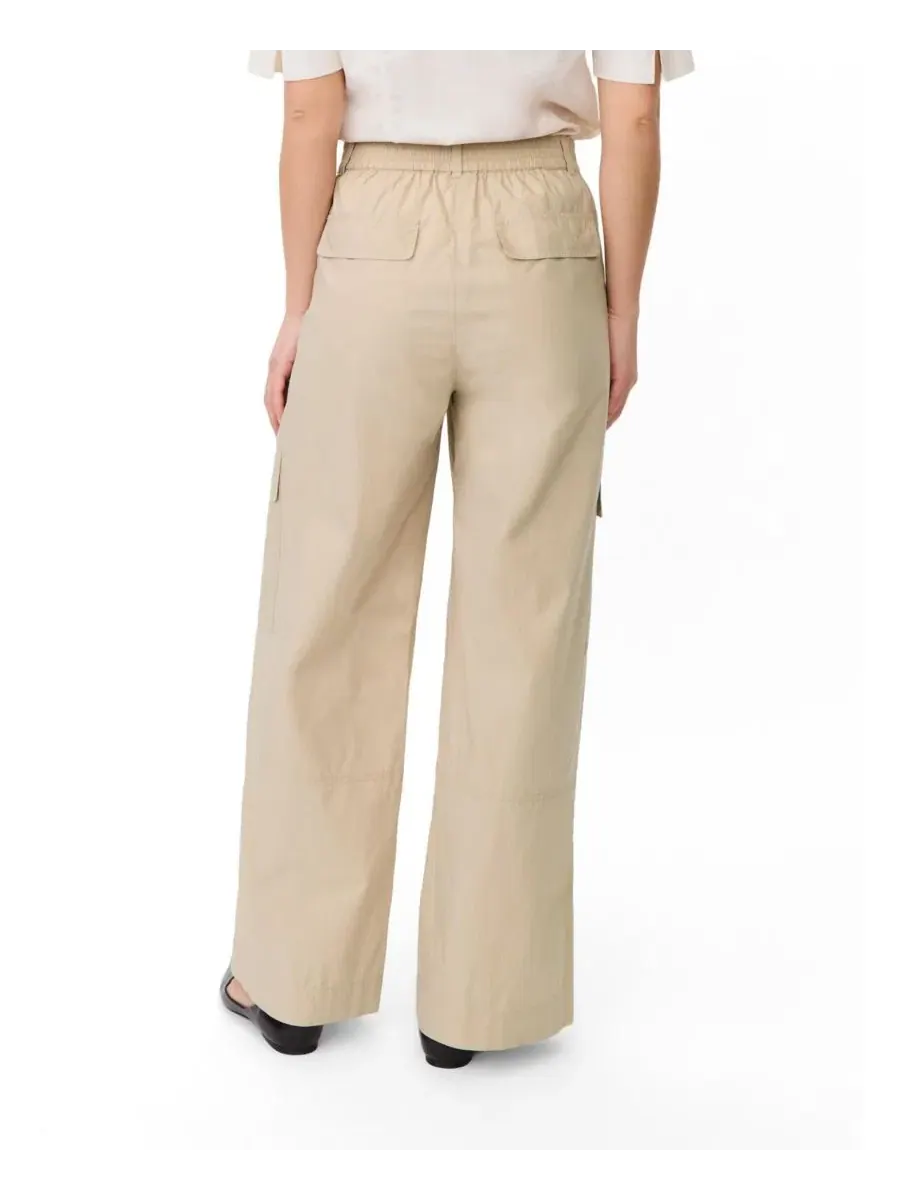 Широкие брюки-карго MaPlythora Wide Leg Cargo Trousers Masai Copenhagen — изображение 3 из 6, белый