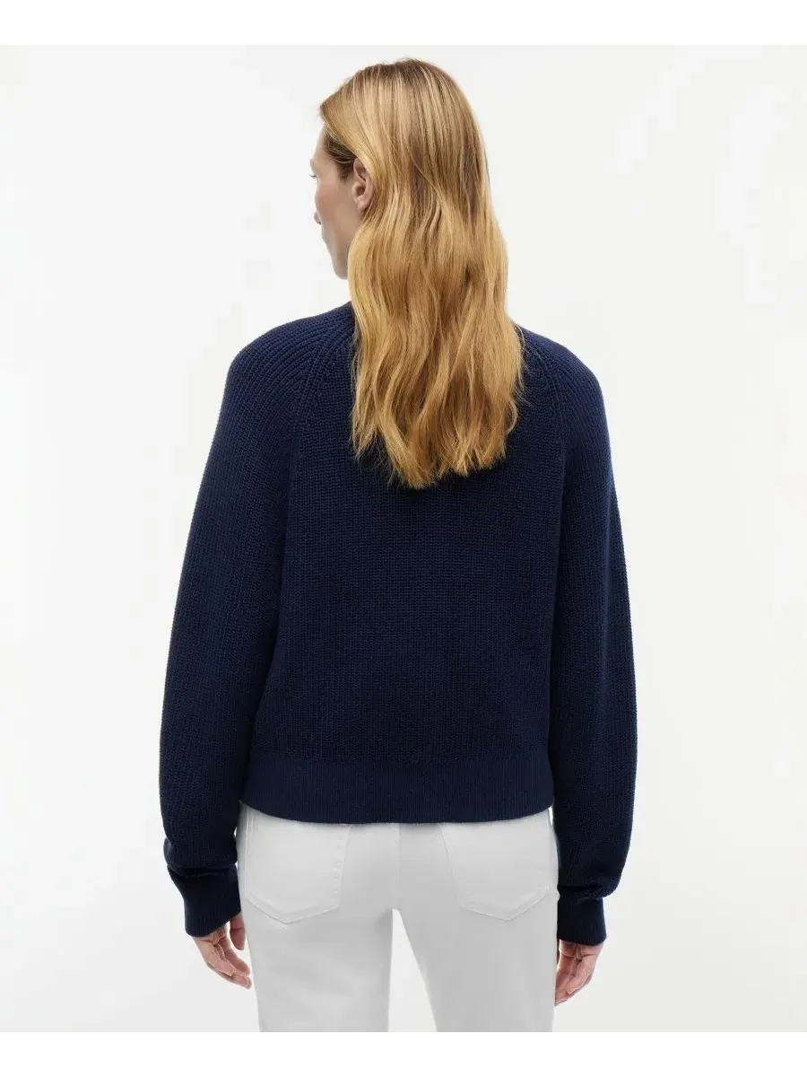 Кардиган женский с кружевной отделкой, с длинным рукавом Tommy Hilfiger — изображение 4 из 4, темный темно-синий