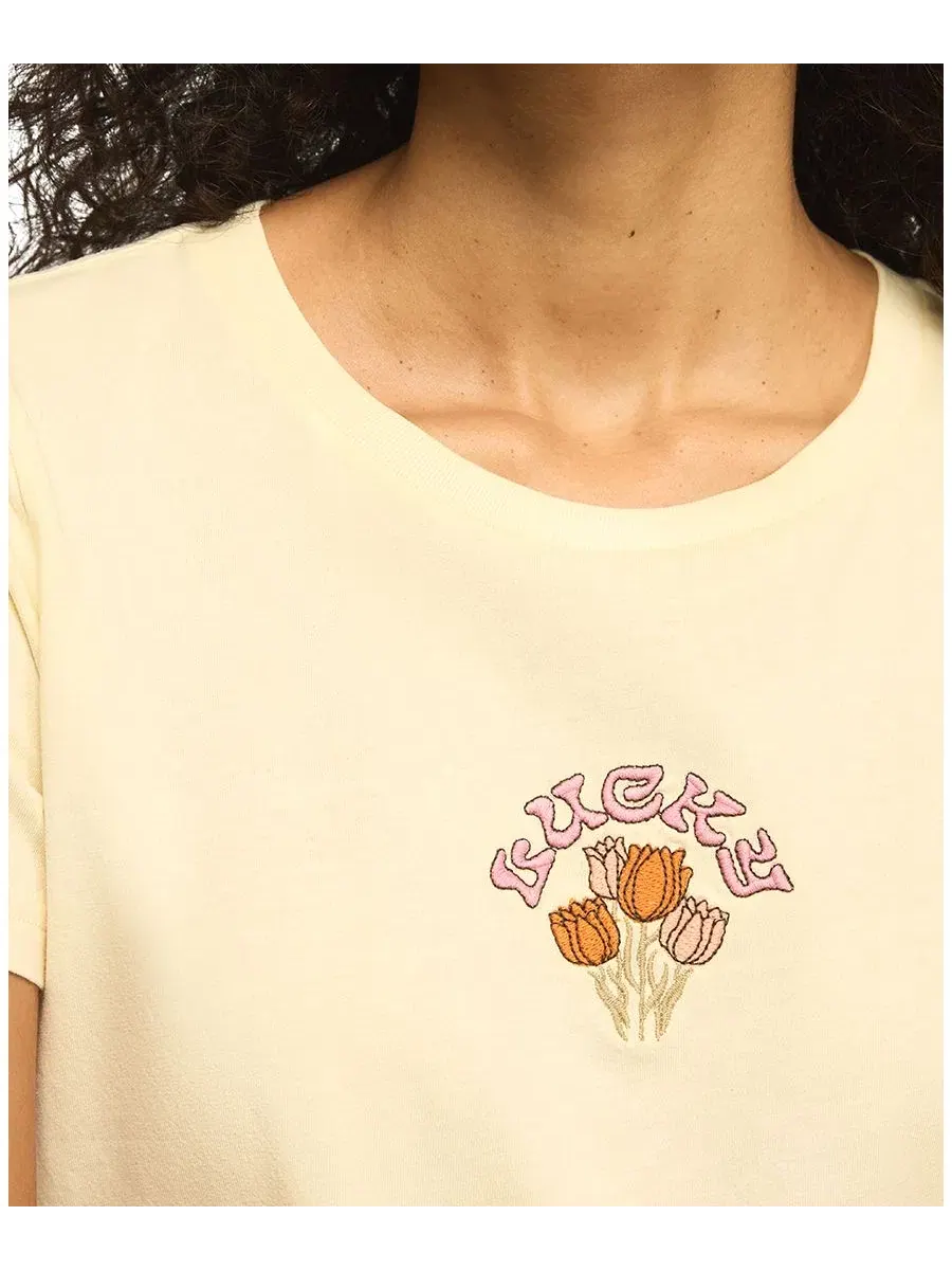Футболка с вышивкой Lucky Brand — изображение 3 из 4, ангора