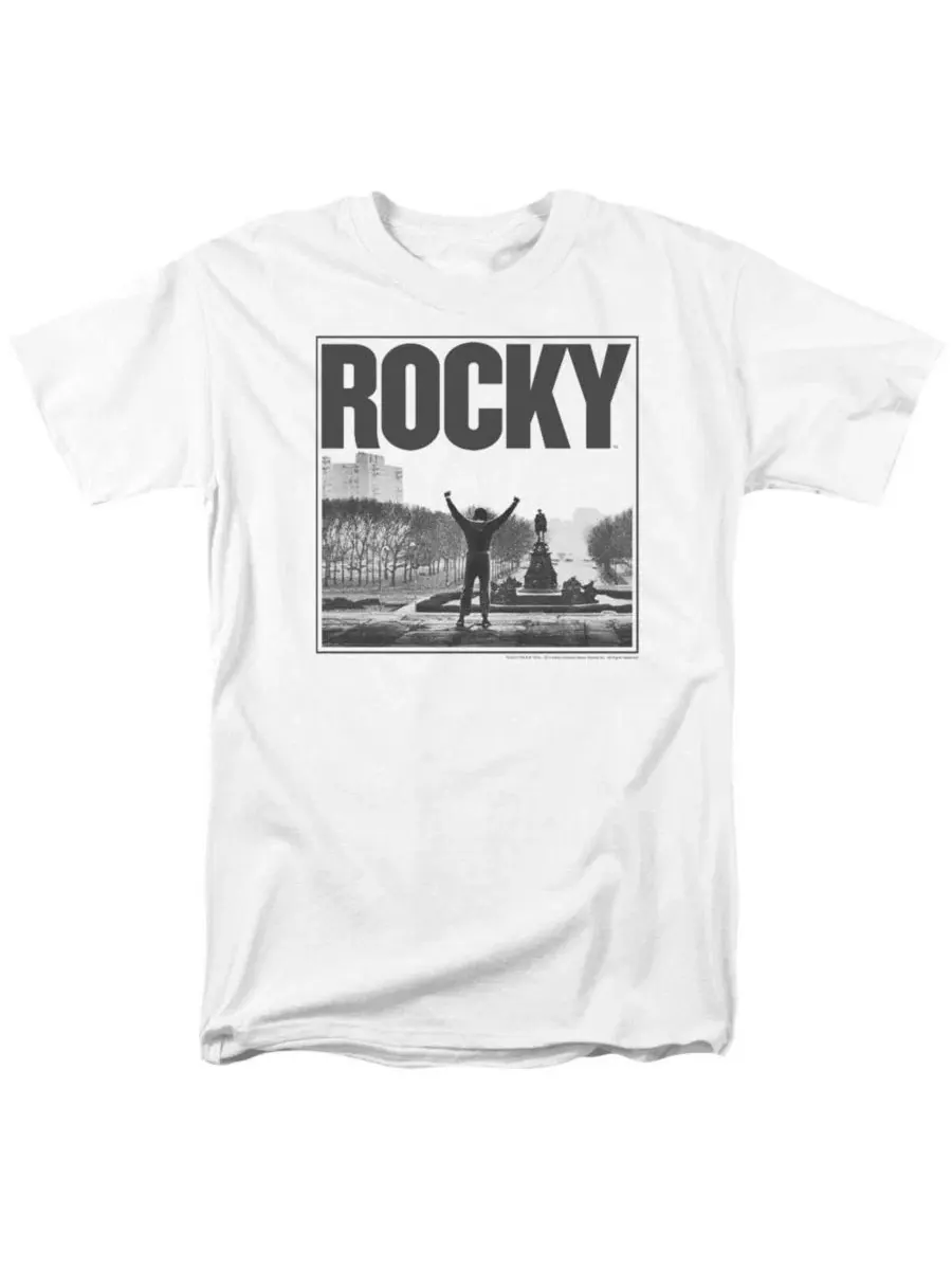 Футболка с принтом Top Of The Stairs ROCKY — изображение 1 из 3, белый