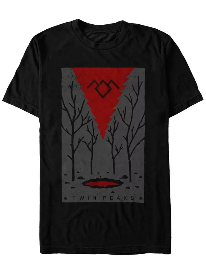 Футболка с коротким рукавом Twin Peaks Men's Painted Entrance Fifth Sun — изображение 1 из 1, черный