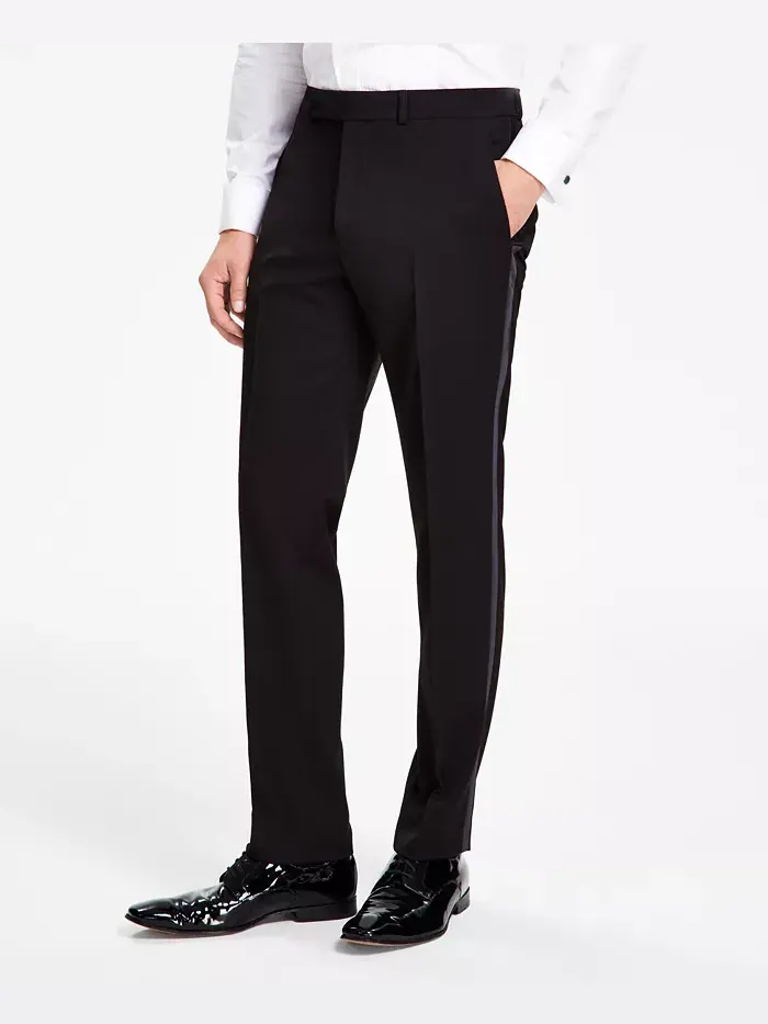 Мужской классический костюм-смокинг Slim-Fit Ready Flex Kenneth Cole Reaction — изображение 4 из 6, черный