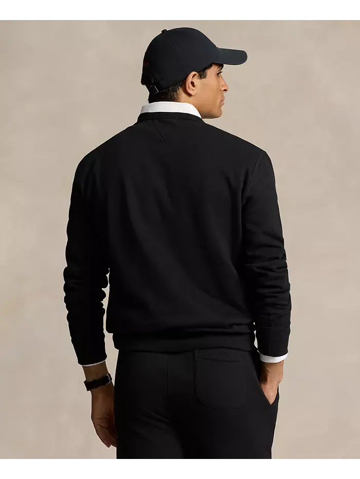 Мужской флисовый свитшот RL Polo Ralph Lauren — изображение 4 из 9, черный