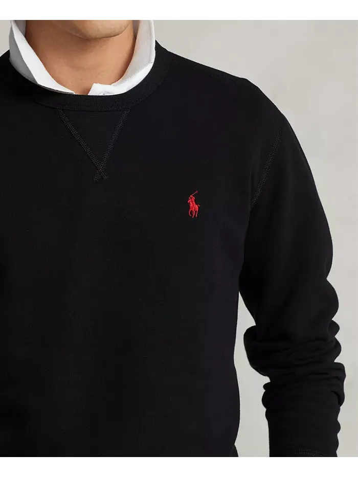 Мужской флисовый свитшот RL Polo Ralph Lauren — изображение 8 из 9, черный