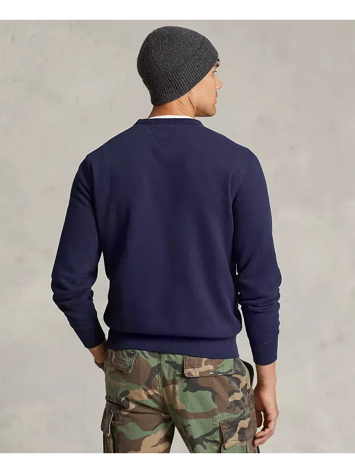 Мужской флисовый свитшот RL Polo Ralph Lauren — изображение 2 из 9, темно-синий
