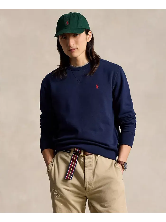 Мужской флисовый свитшот RL Polo Ralph Lauren — изображение 3 из 9, темно-синий
