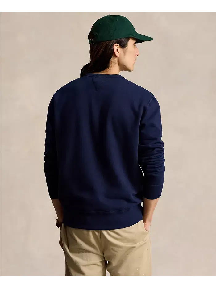 Мужской флисовый свитшот RL Polo Ralph Lauren — изображение 4 из 9, темно-синий