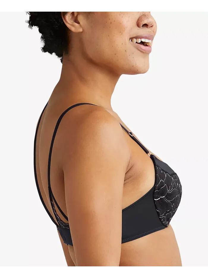 Бюстгальтер Push Up Love the Lift Rose Gold Lace DM9900 Maidenform — изображение 3 из 3, черный
