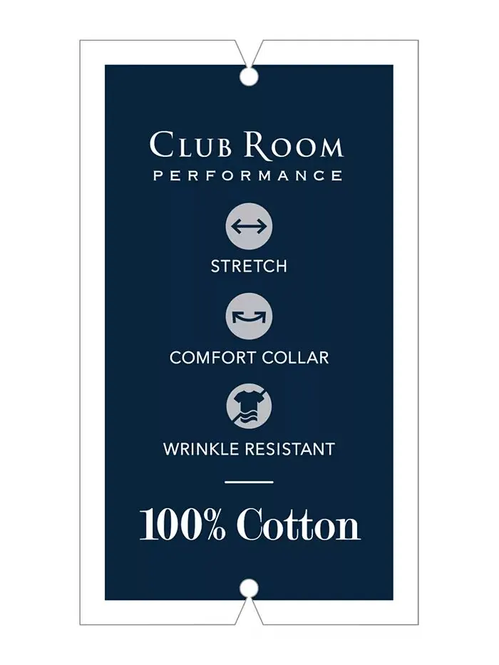 Мужская классическая рубашка прямого кроя Pinpoint Club Room — изображение 8 из 8, серый