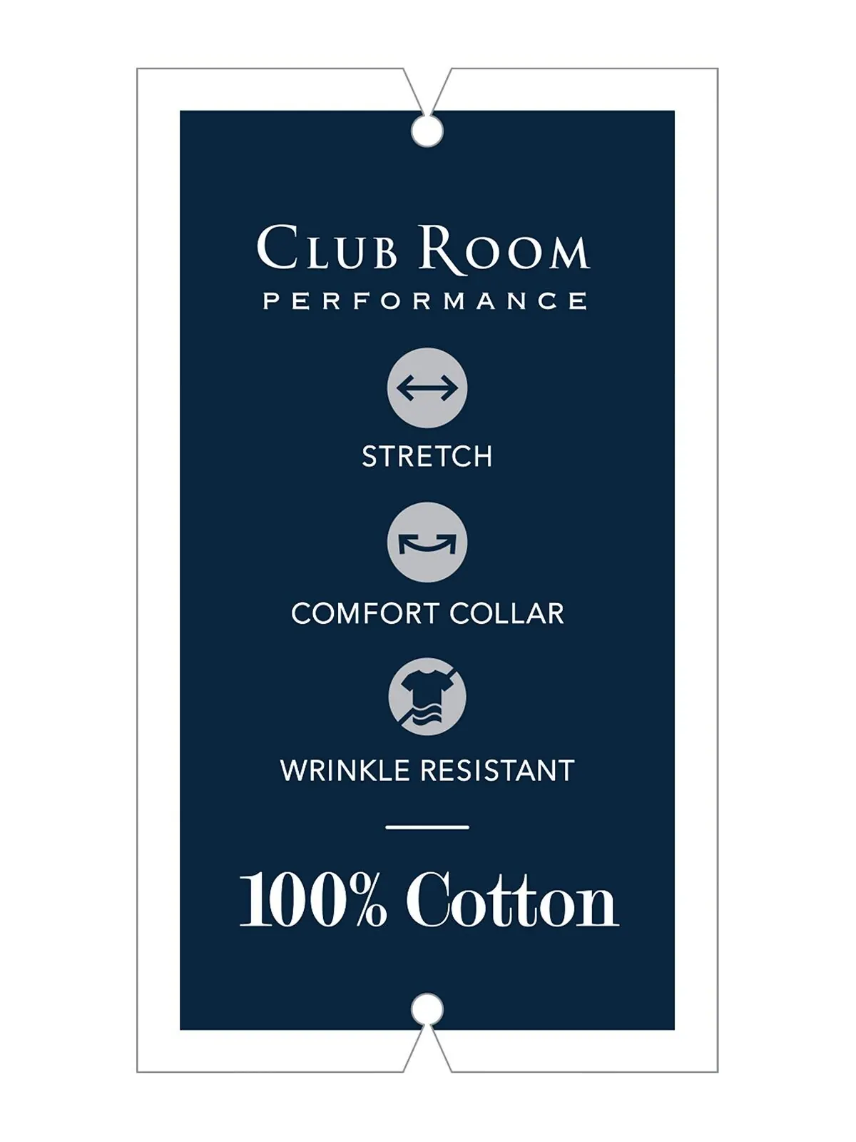 Мужская классическая рубашка классического кроя Pinpoint Club Room — изображение 9 из 9, синий