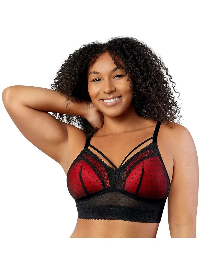 Бюстгальтер-бралетт без косточек Mia Dot Plus Size PARFAIT