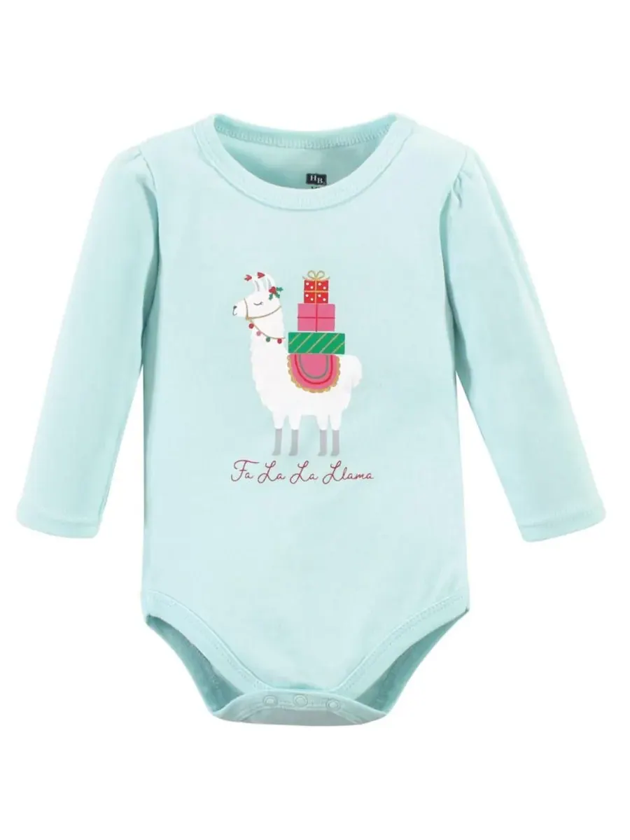 Хлопковый боди, брюки и комплект обуви Hudson Baby, Fa La Llama — изображение 4 из 4