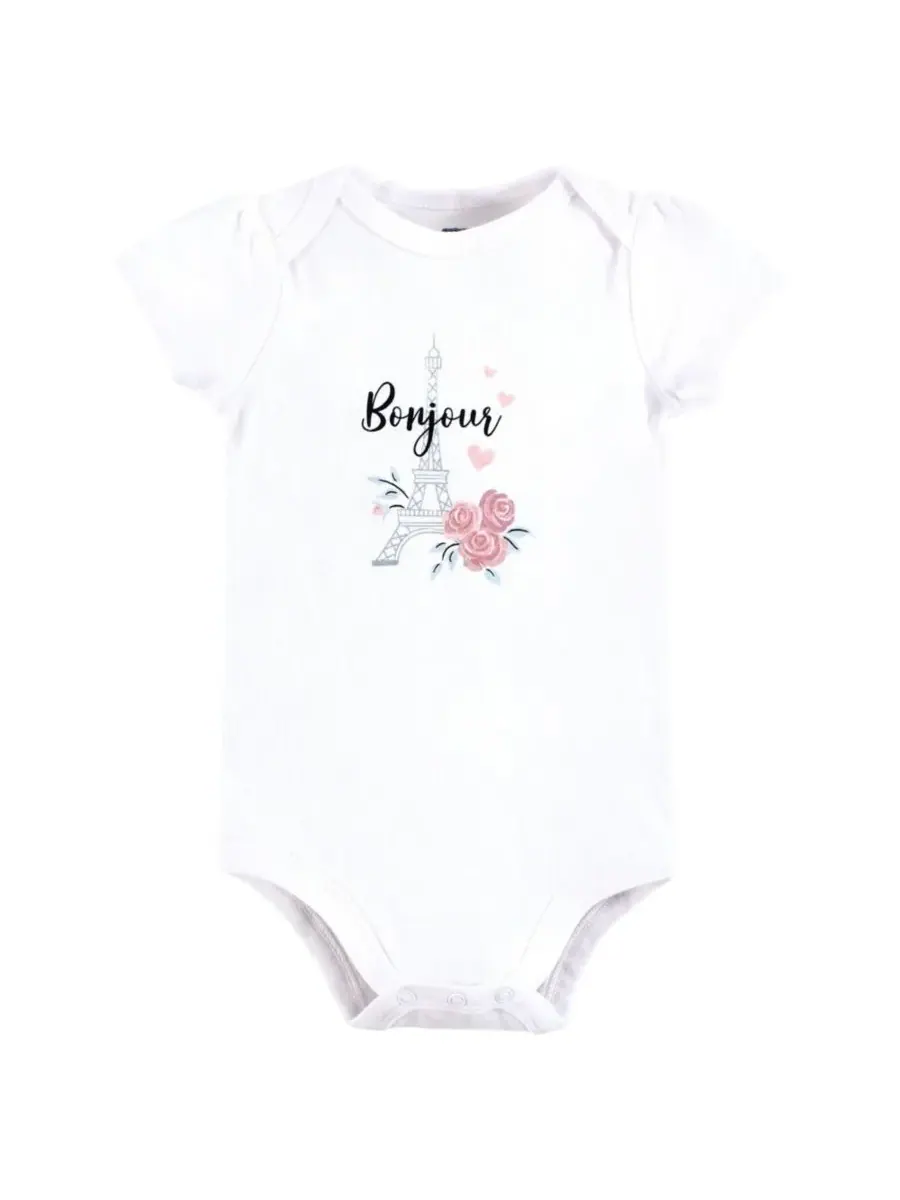 Хлопковый боди, брюки и комплект обуви Hudson Baby, Bonjour Paris — изображение 4 из 5