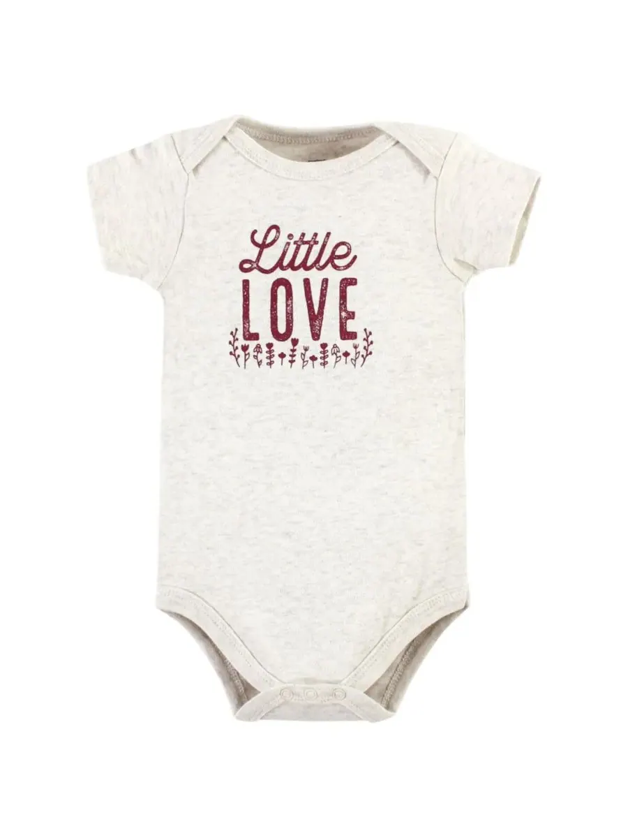 Хлопковый боди, брюки и комплект обуви Hudson Baby, Little Love Flowers — изображение 2 из 5