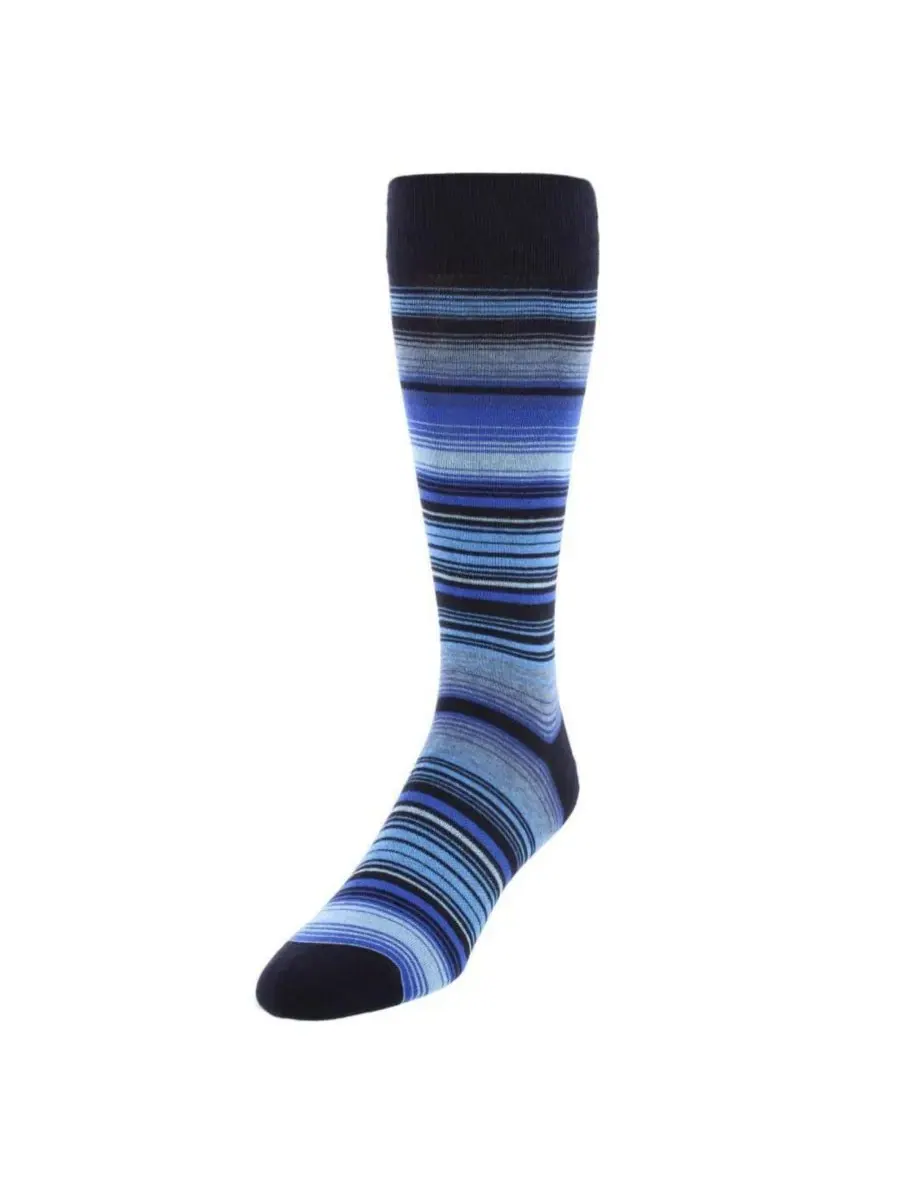Мужские носки Aciano Micro Mulit-Stripe до середины икры (1 пара) TRAFALGAR — изображение 1 из 3, мульти