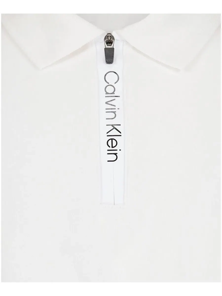 Поло с коротким рукавом для мальчиков 8-20 лет Calvin Klein — изображение 9 из 9, черный
