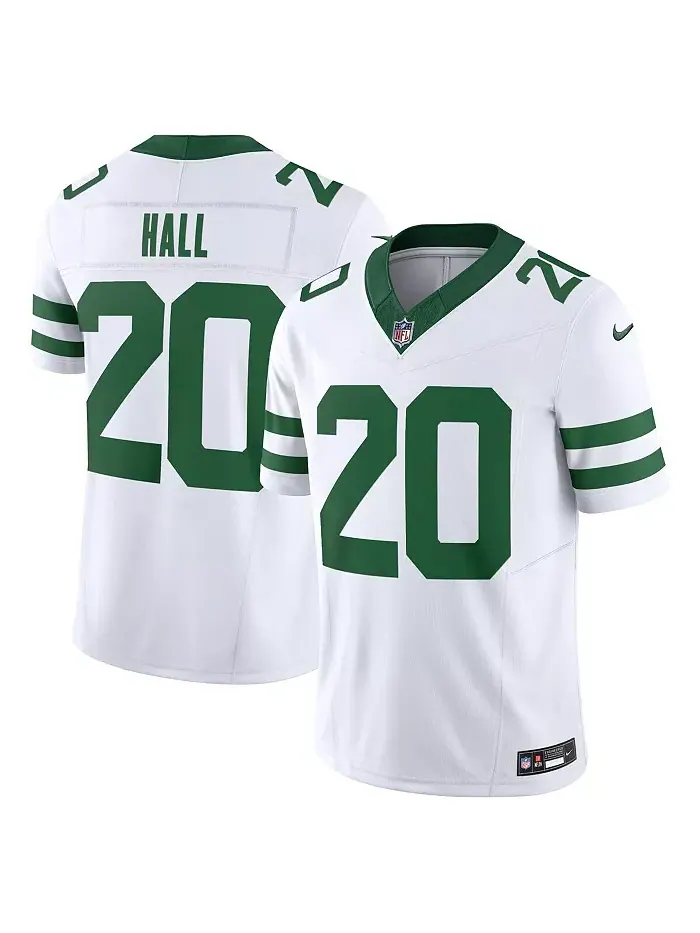 Мужская лимитированная джерси Breece Hall Legacy New York Jets Vapor F.U.S.E Nike — изображение 1 из 3, белый