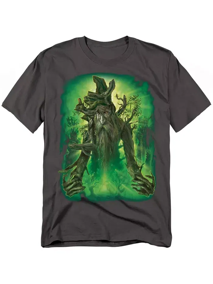 Большой и высокий The Treebeard The Ent футболка Lord Of The Rings — изображение 1 из 3, серый