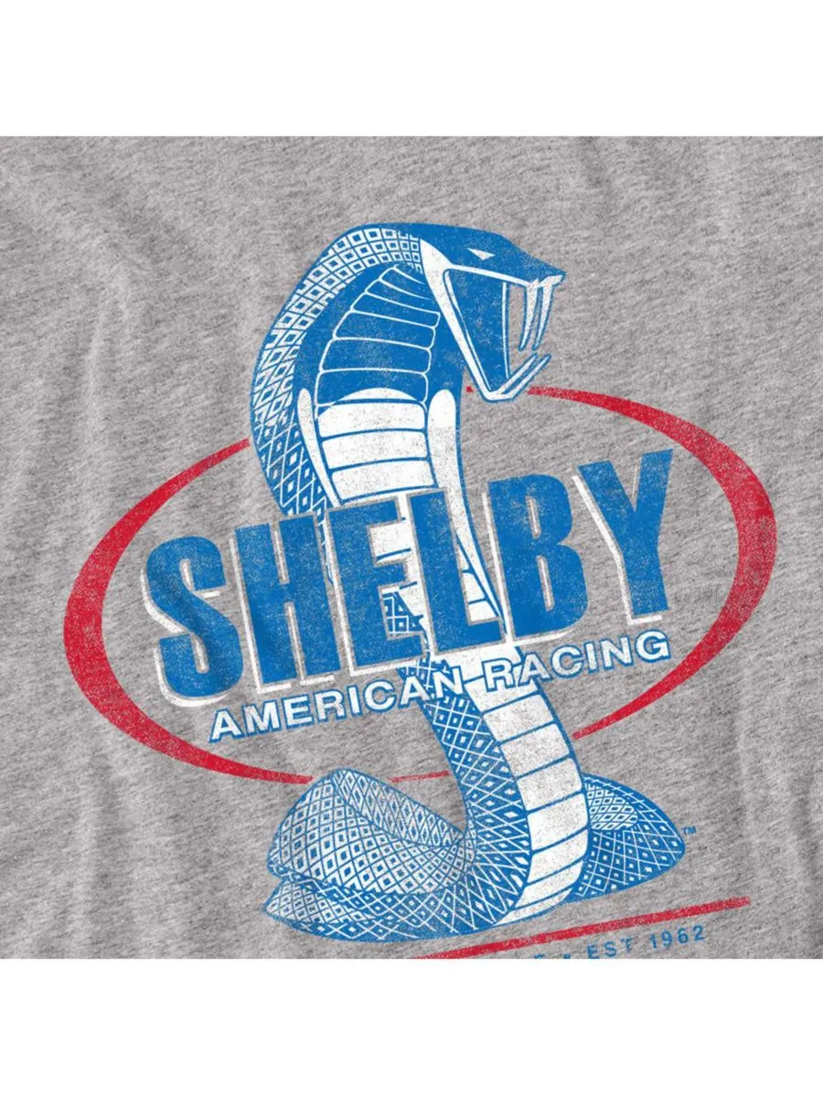 Футболка большого размера Carroll Shelby American Racing Shelby Cobra — изображение 2 из 3, приглушенный