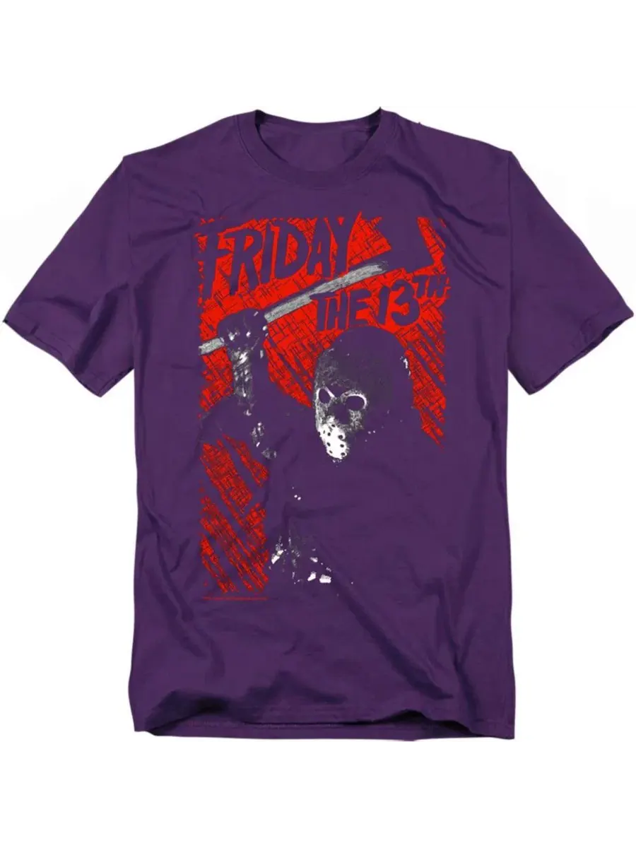 Футболка с длинным рукавом Friday The 13th — изображение 1 из 3, фиолетовый