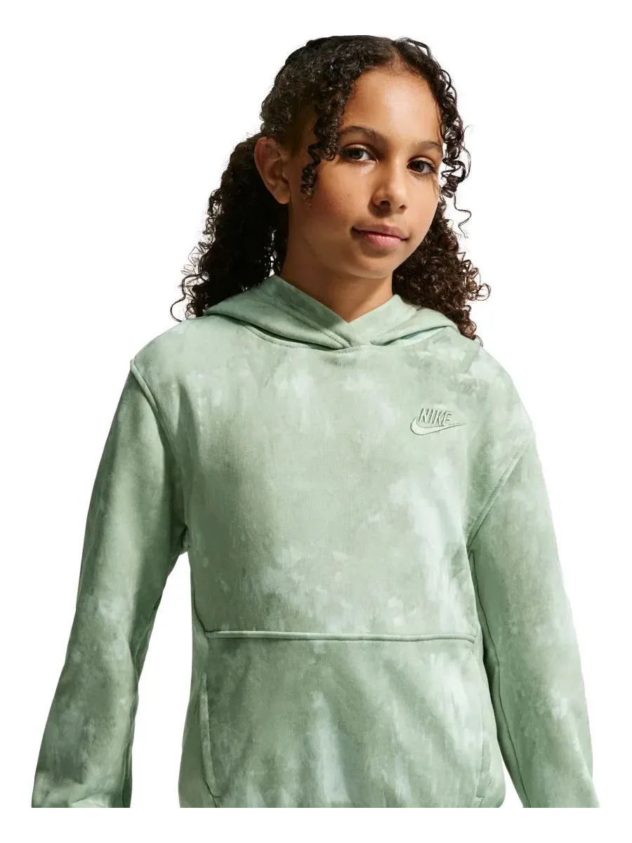 Худи из футера Nike Sportswear Club, с капюшоном и длинным рукавом Nike — изображение 2 из 5, зеленый