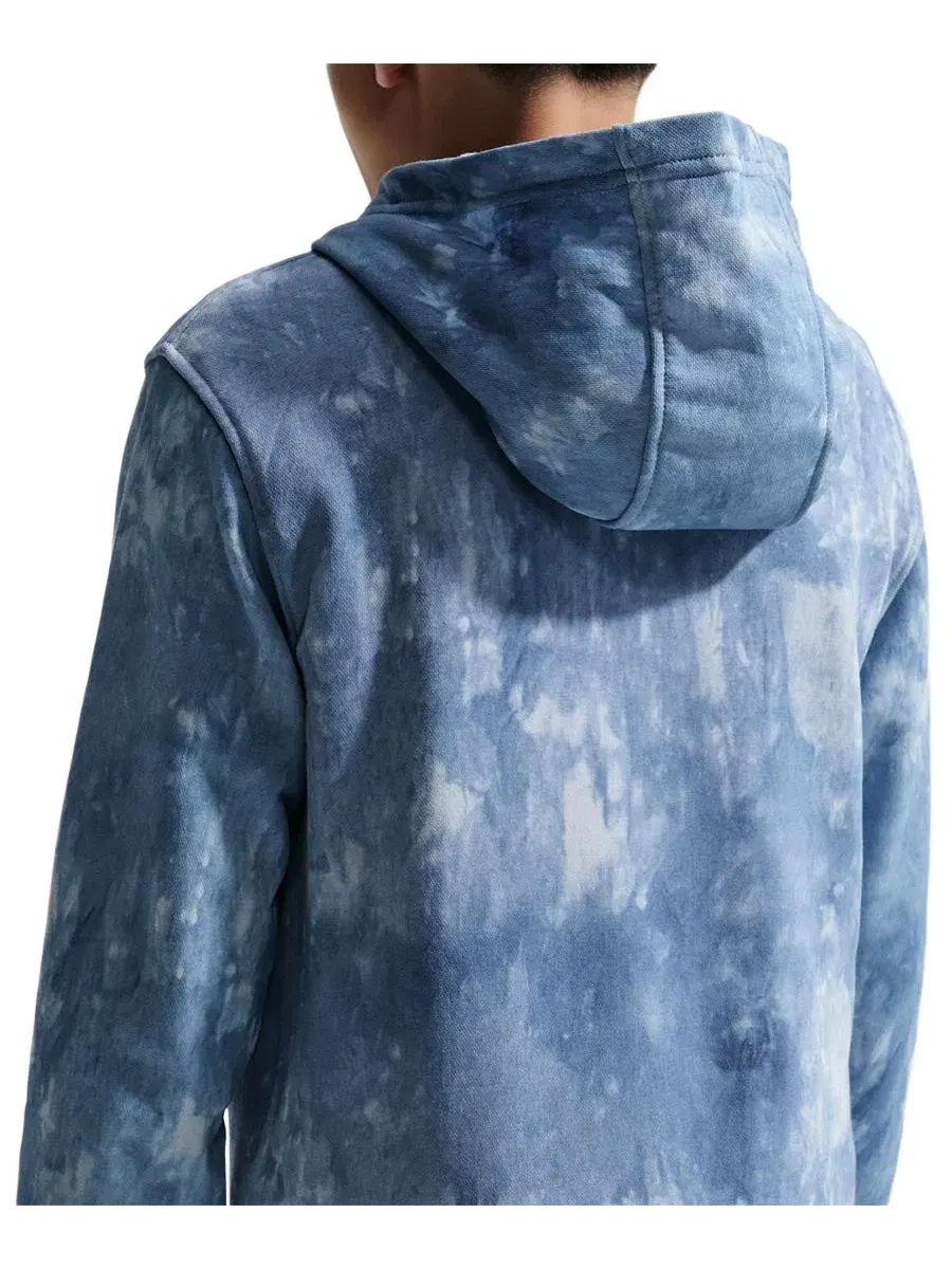 Худи с капюшоном и длинным рукавом из французского футера Nike Sportswear Club — изображение 4 из 5, синий