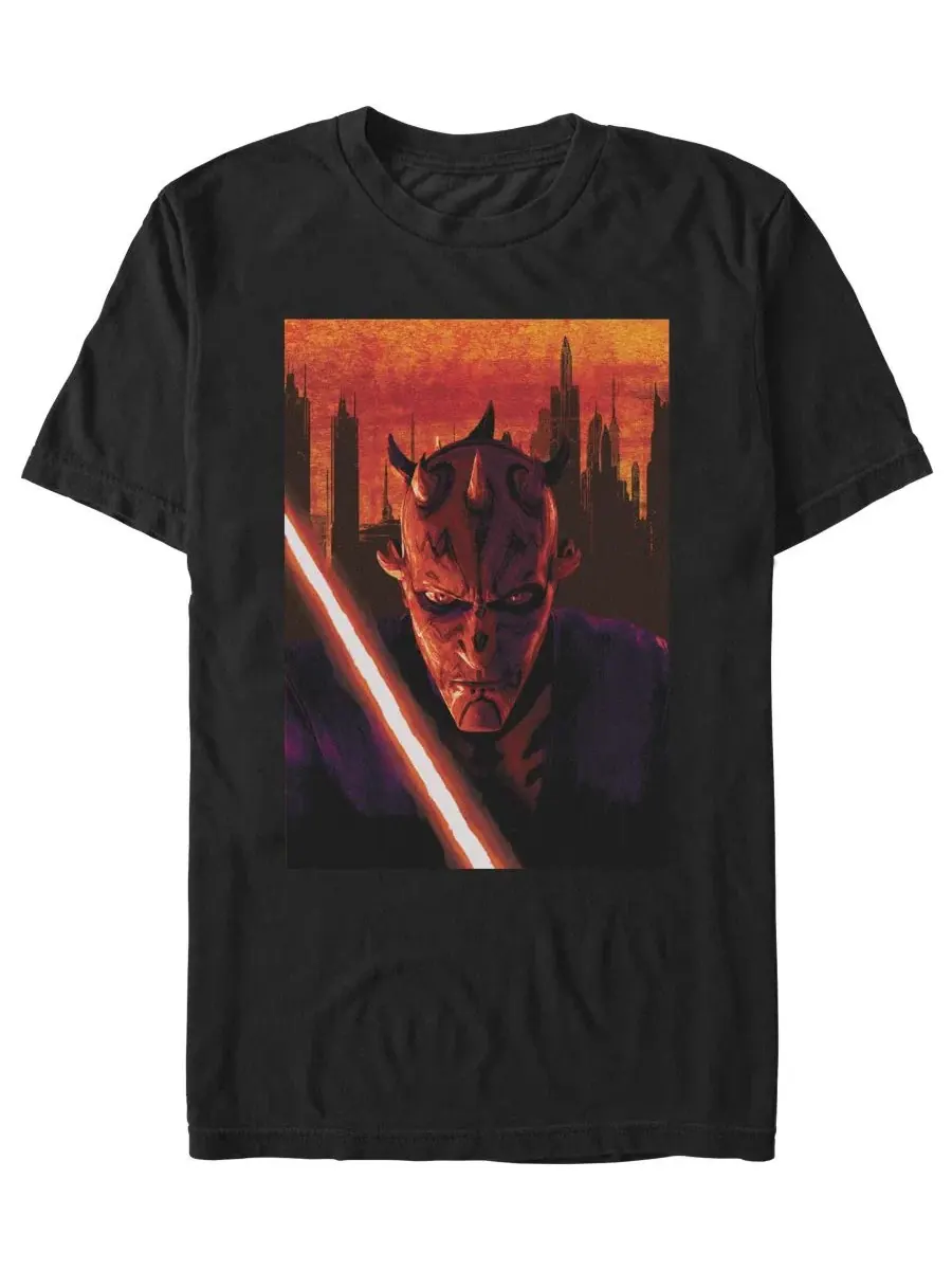 Мужская футболка с принтом Darth Maul Fifth Sun — изображение 1 из 3, черный