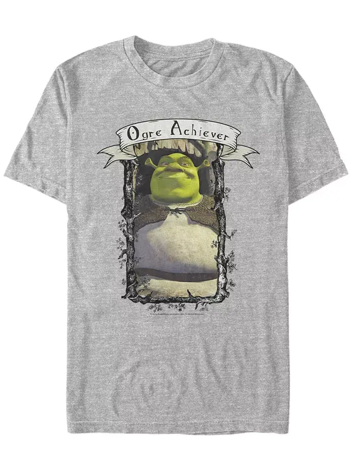 Футболка мужская с коротким рукавом Shrek Ogre Achiever Fifth Sun — изображение 1 из 1, серый