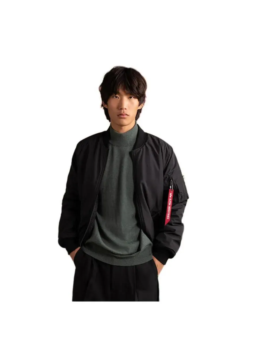 Мужская двусторонняя стеганая летная куртка MA-1 Alpha Industries