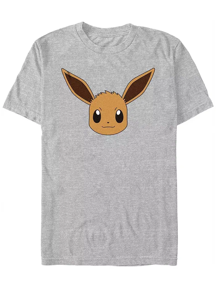 Мужская футболка с коротким рукавом Pokemon Eevee Face Fifth Sun — изображение 1 из 1, приглушенный