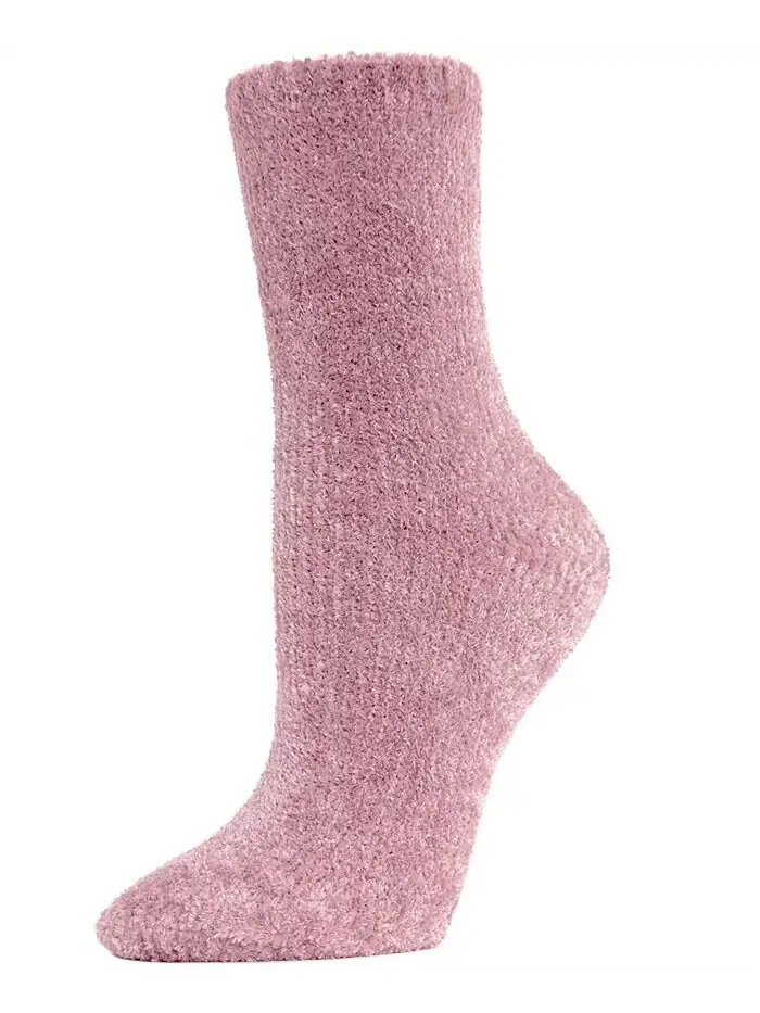 Женские носки Velour Luxe Crew MeMoi — изображение 1 из 1, фиолетовый