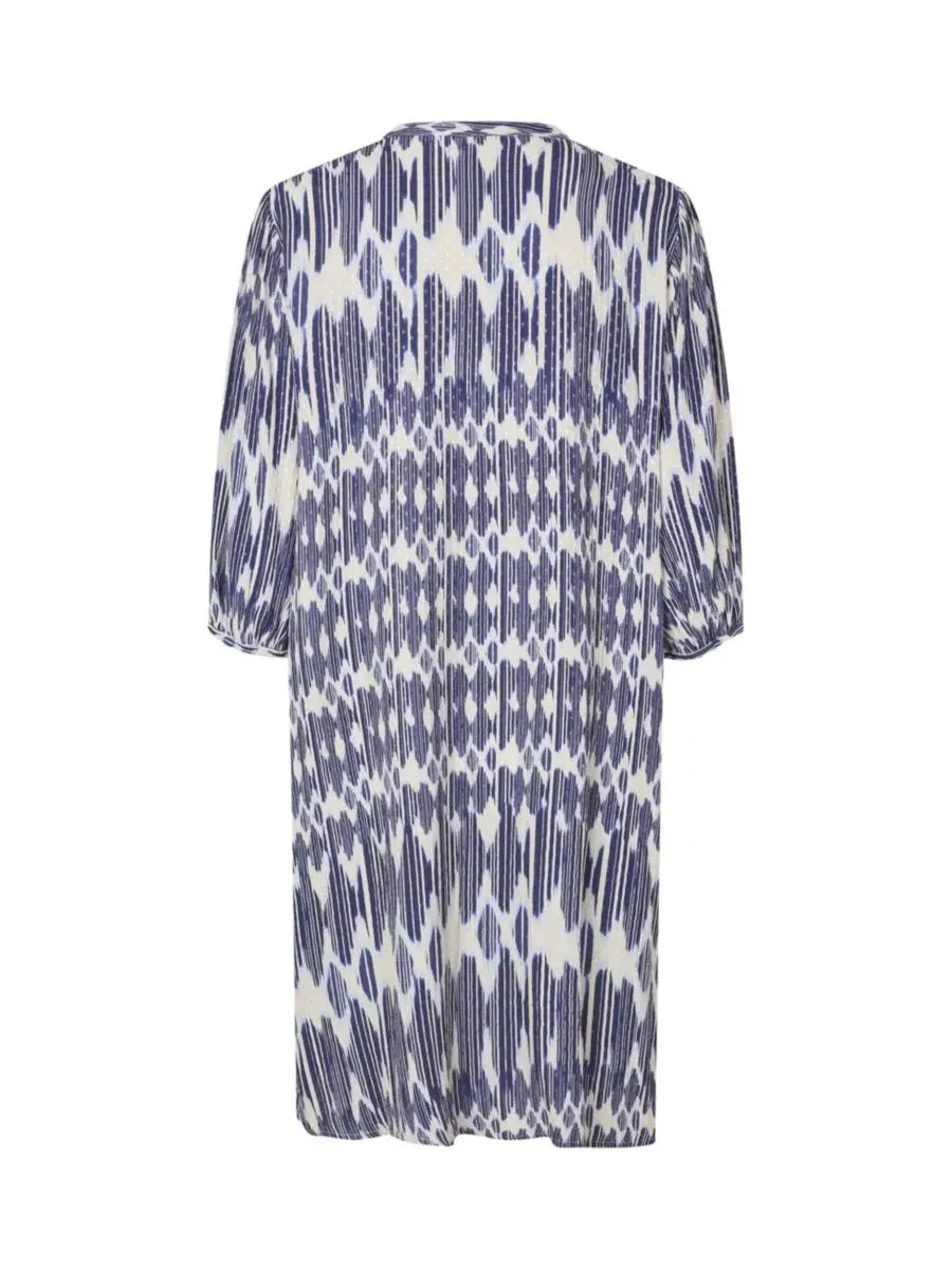 Платье свободного кроя с мягкими рукавами-фонариками Manyvorae Relaxed Draped Dress Masai Copenhagen — изображение 4 из 4