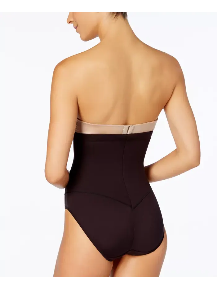 Женские утягивающие трусы с высокой талией Firm Control Fat Free Dressing 1854 Maidenform — изображение 2 из 4, черный
