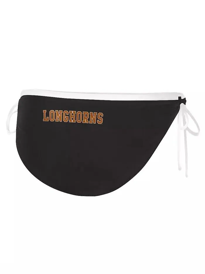 Женские черные плавки бикини Perfect Match Texas Longhorns G-Iii 4Her By Carl Banks — изображение 3 из 3, черный