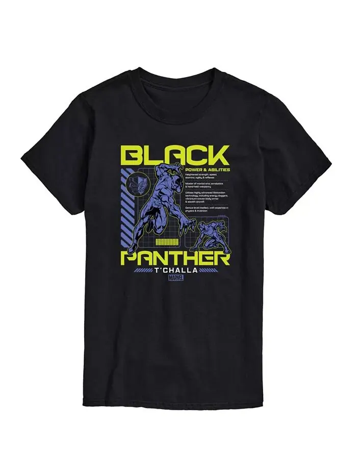 Мужская футболка с коротким рукавом Black Panther AIRWAVES — изображение 1 из 3, черный