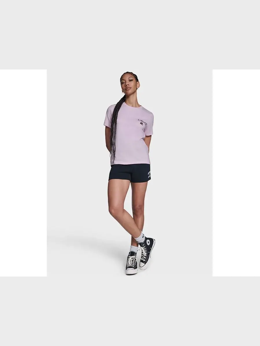 Женская футболка с изображением висячих туфель Converse — изображение 4 из 6, ново найденный цветок